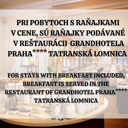 Apartmany Horec Tatranská Lomnica Eksteriør billede